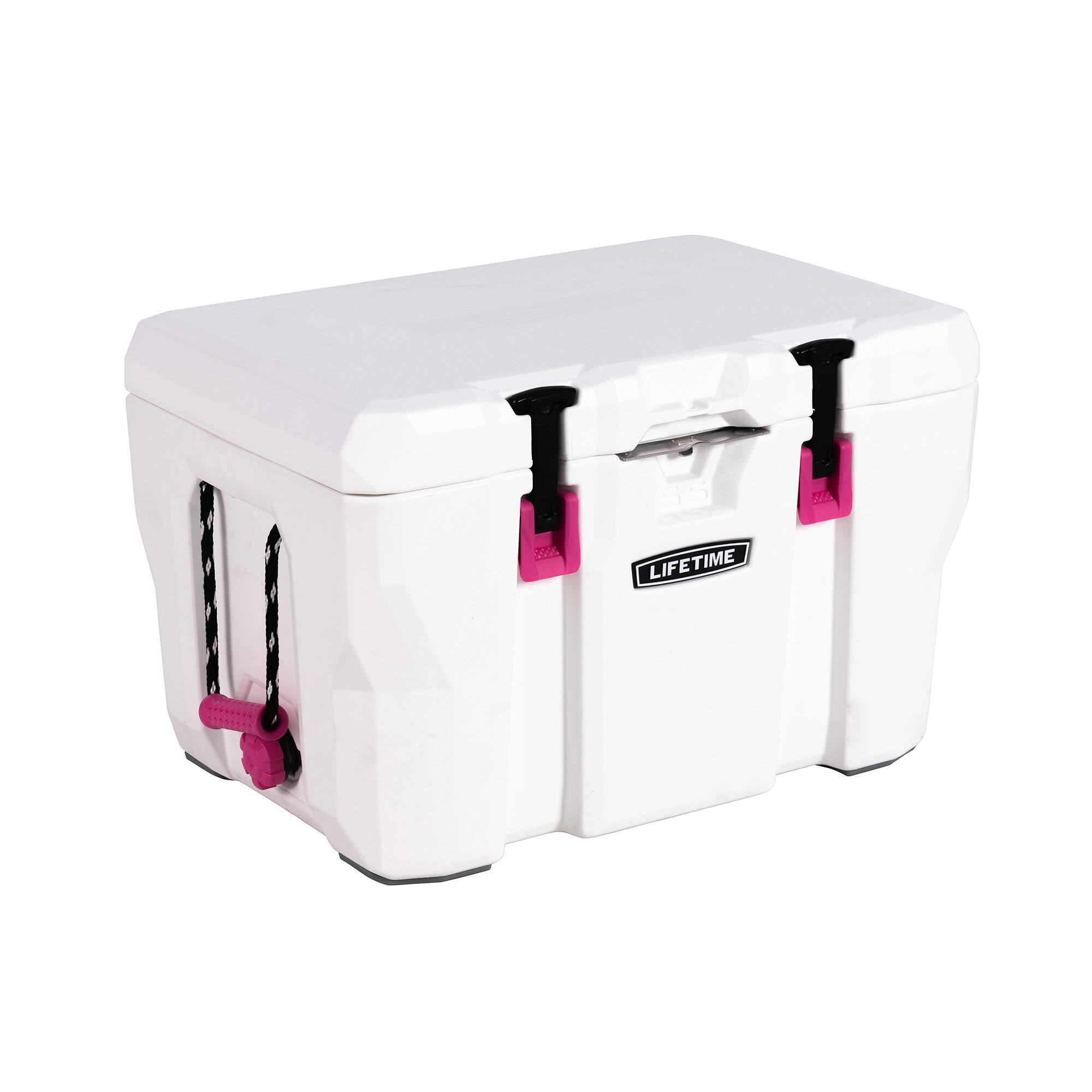 Cooler 55 Quart Wasatch White and Pink