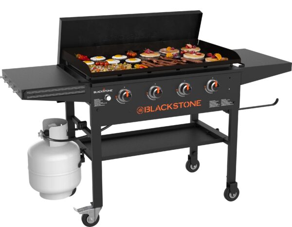 Blackstone Original 4-Burner 36" Propane Omnivore Griddle with Hard Cover